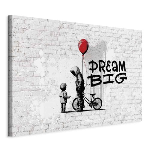 Leinwandbild banksy 60x401 - leinwandbild,