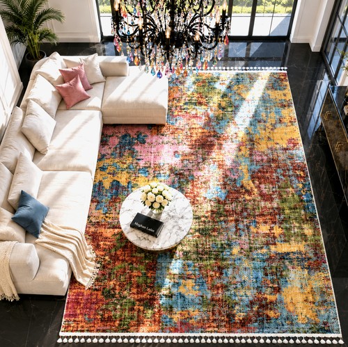 Teppich wohnzimmer kurzflor - teppich,